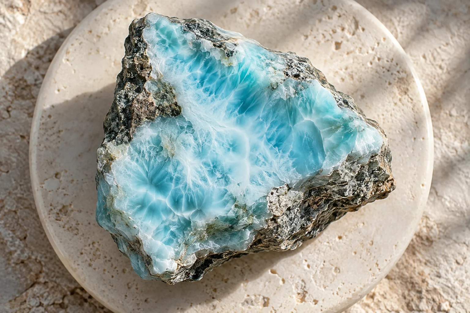 Raw Larimar